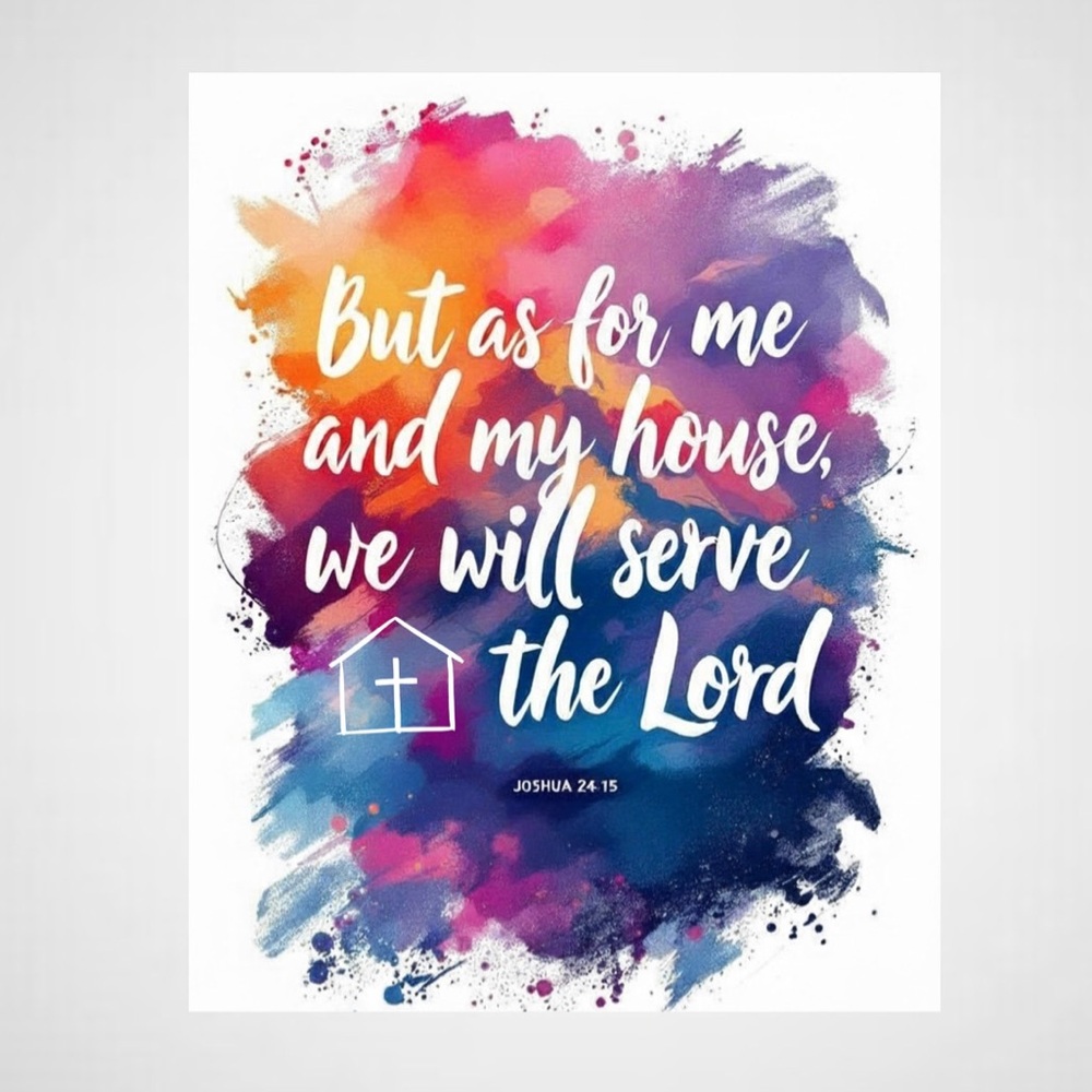 DDS Art Print, 8x10, Bible Verse, Paper Print, Unframed, House Series